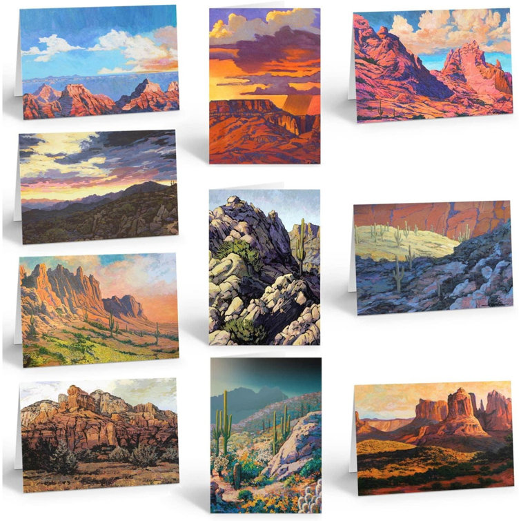 The Holiday Aisle® 10 Arizona Mountain Note Cards & Envelopes